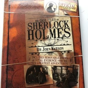 The Case Files of Sherlock Holmes Hardcover Book